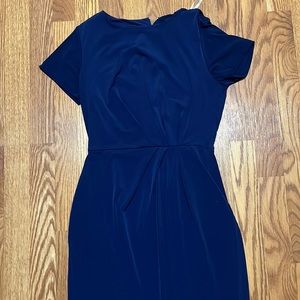 Fancy body con blue dress